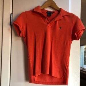 Bright Orange Short Sleeve Polo